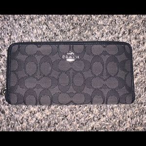 Authentic black coach wallet